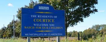 Courtice Street Sign