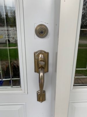 Old Door Lock to be Replaced
